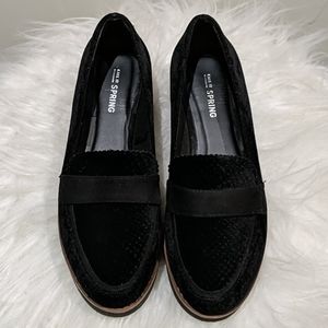 Black Velvet loafers
